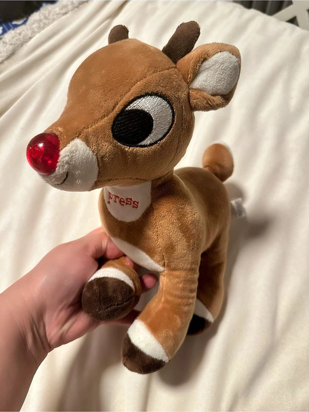 Russ Reindeer Plush Stuffed Animal Brown & White